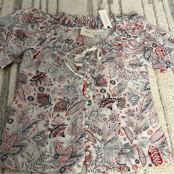 NWT Short Sleeve Maeve Blouse - Picture 2 of 8